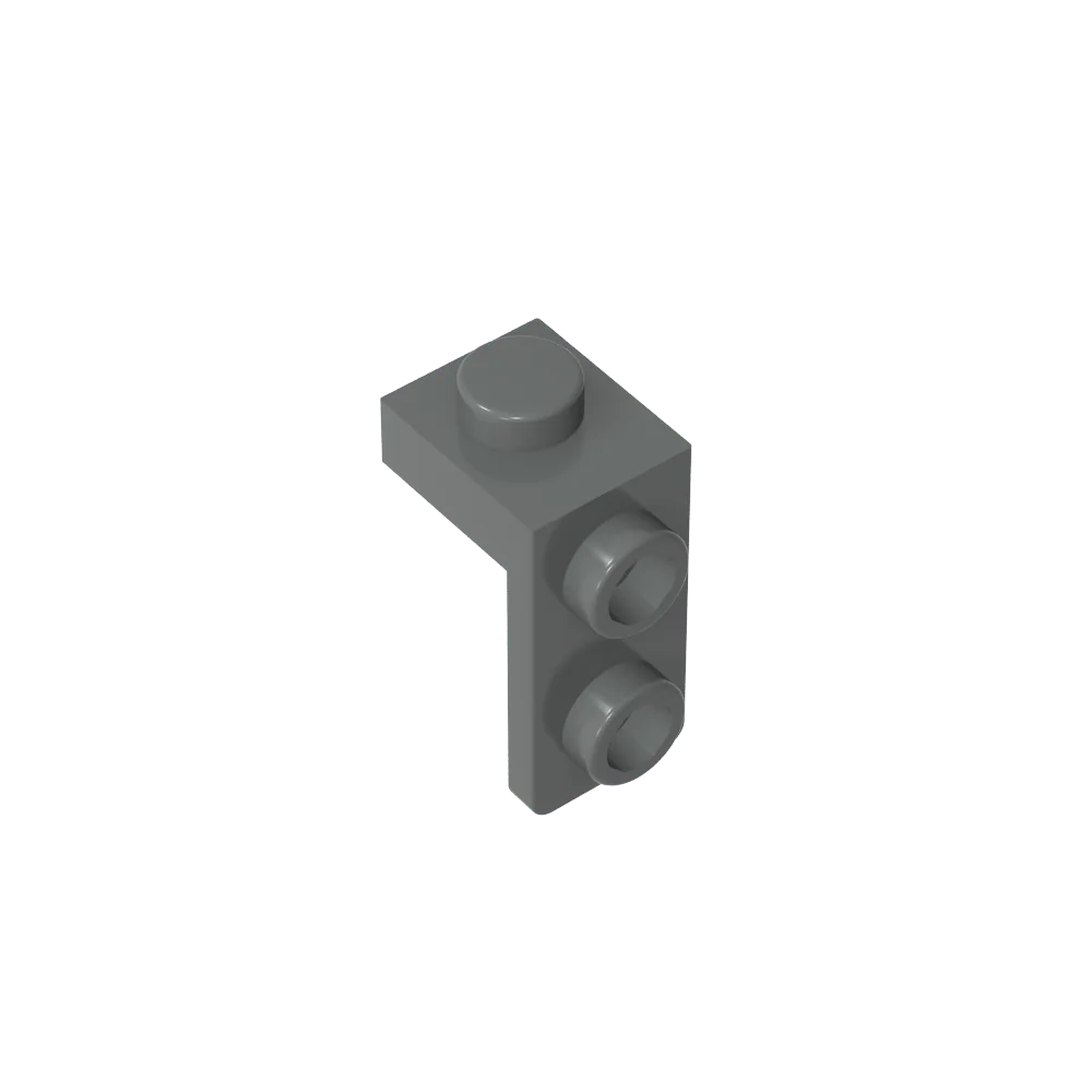 Gobricks Bracket 1 x 1 - 1 x 2 | Compatible Building Block lifestyle view