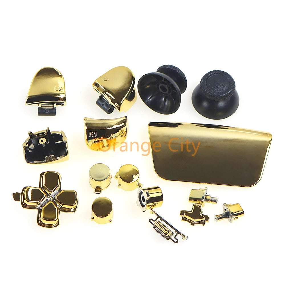 1Set Gamepad Full Set Buttons for PS5 3.0 V3.0 Electroplated Button Kit | Game Contro alternate view