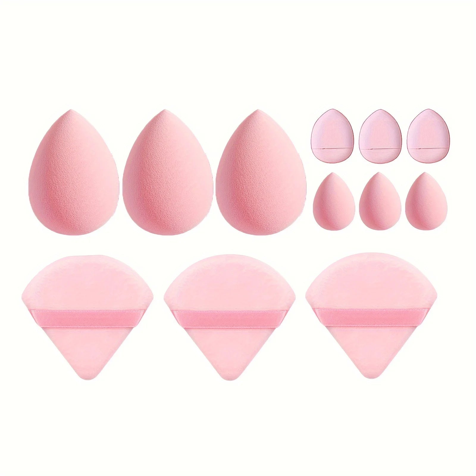 12Pcs Professional Makeup Sponge Set | Soft, Gentle, Multi-Purpose Tools for Flawless Ap detail view