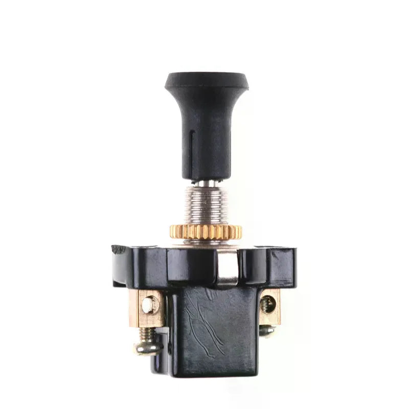 High performance On-Off Long Push Pull Switch 12V Screw Terminals