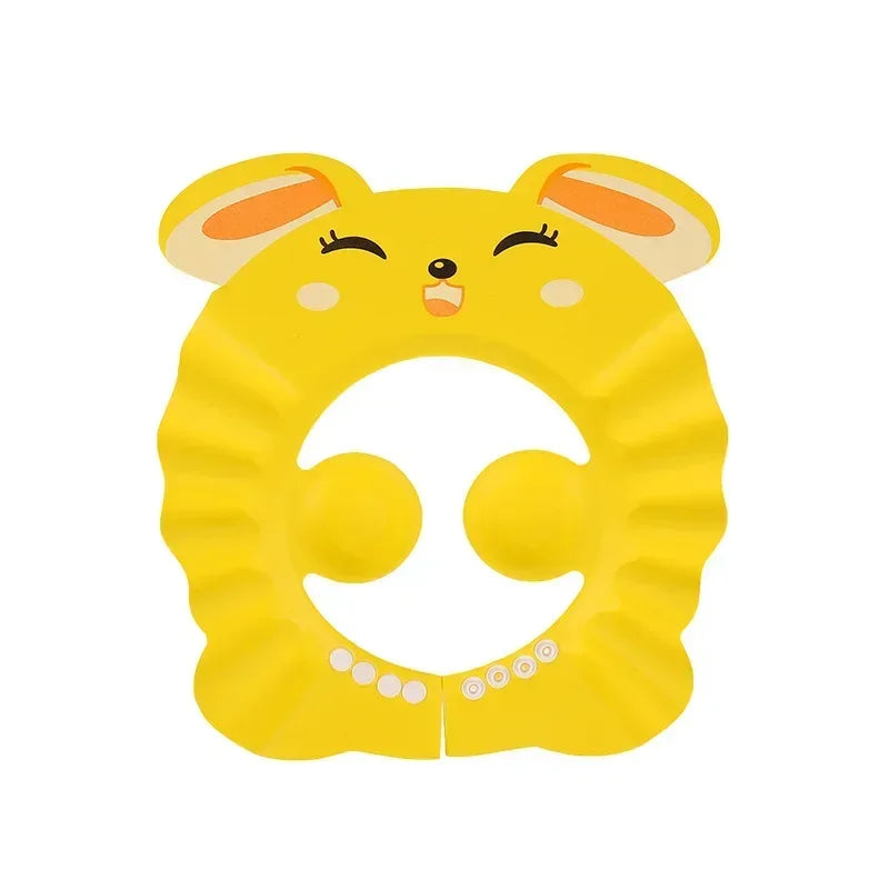 Adjustable Baby Shower Cap - Soft Bathing Hat for Kids with Ear Protection, Gentle Hair Wash Shield (0-4 Years)