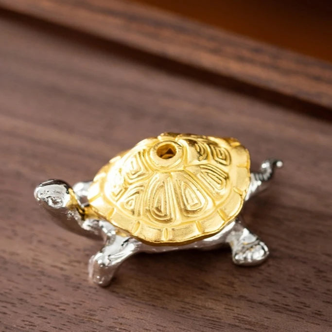 Metal Turtle Snail Shape Incense Holder | Alloy Animal Incense Burner for Home Decor detail view
