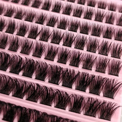 200/720PCS Eyelash Cluster Kit | Soft Fluffy Long-Lasting | Beginner-Friendly Easy Apply | Daily & Party Makeup