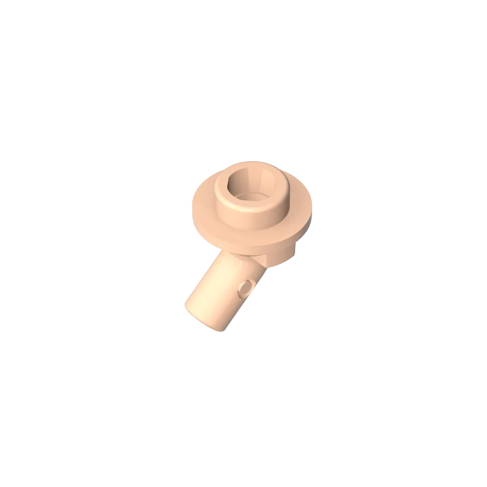 Gobricks GDS-2192 Bar, Angled with Stud on End | Compatible with Lego 65578 Technical lifestyle view