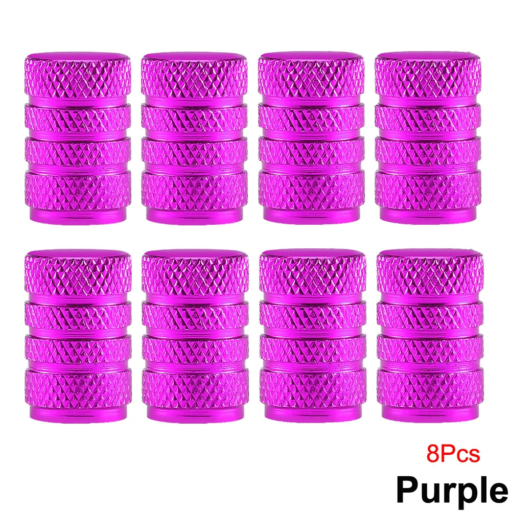 Aluminum Tire Valve Caps, Dustproof Stem Covers for Car Truck Bike detail view