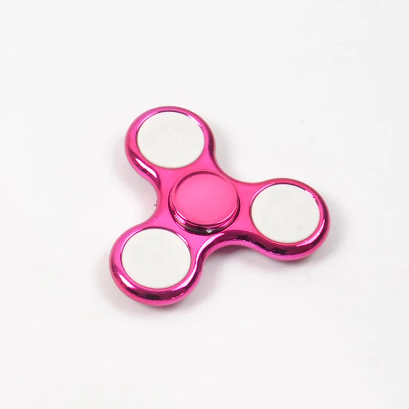 Creative Luminous LED Light Fidget Spinner | Glow in the Dark Stress Relief Toy close-up view