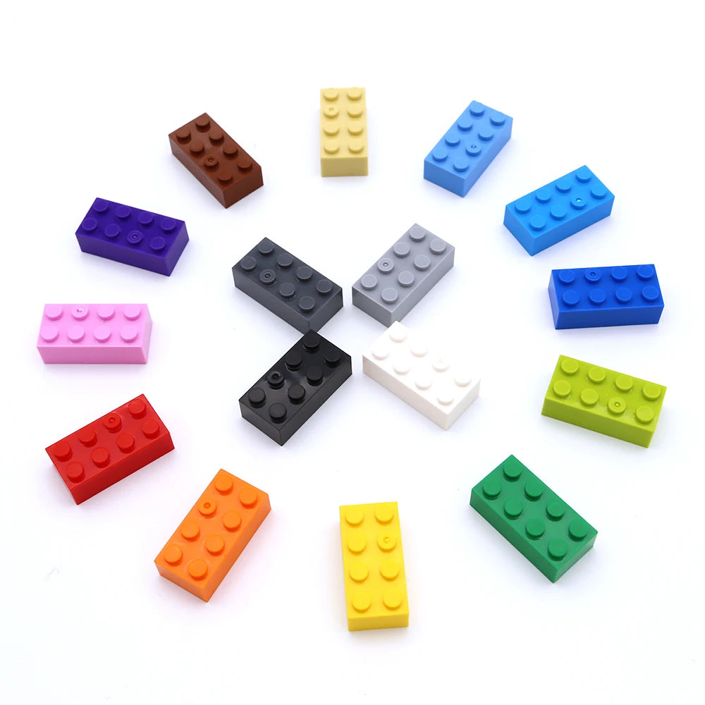 40pcs DIY Building Blocks Thick Figures Bricks 2x4 Dots | Educational Creative Toy for K detail view