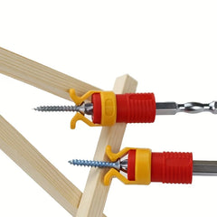1 piece screw holder, plastic woodworking tool for safety screws and drill clamps