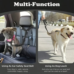 1-pack dog car seat belt, pet car leash, dog seat belt buckle, dog car seat belt Christmas gift, dog car seat cover, dog car sea