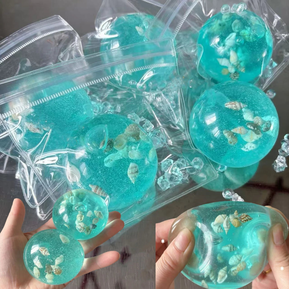 Adult Squishy Ocean Stress Ball | Maltose Water Ball Fidget Sensory Toy lifestyle view
