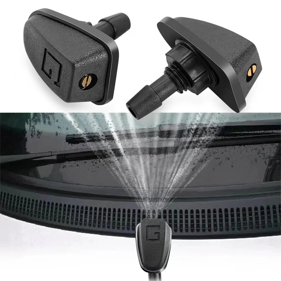 2 Pcs Car Windshield Washer Nozzle Set
