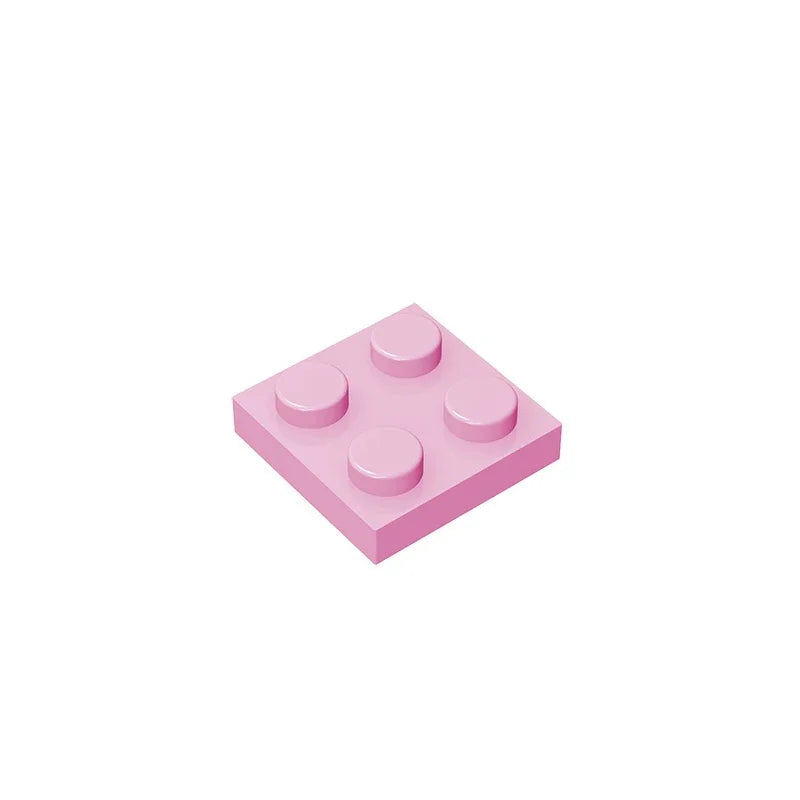 Gobricks Plate 2 x 2 Building Block | Compatible with Lego 3022 additional angle