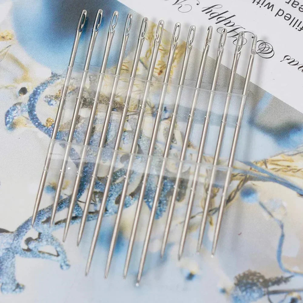 Blind Needle Elderly Needle-side Hole Hand Sewing Needles Household Sewing Needless Thre detail view