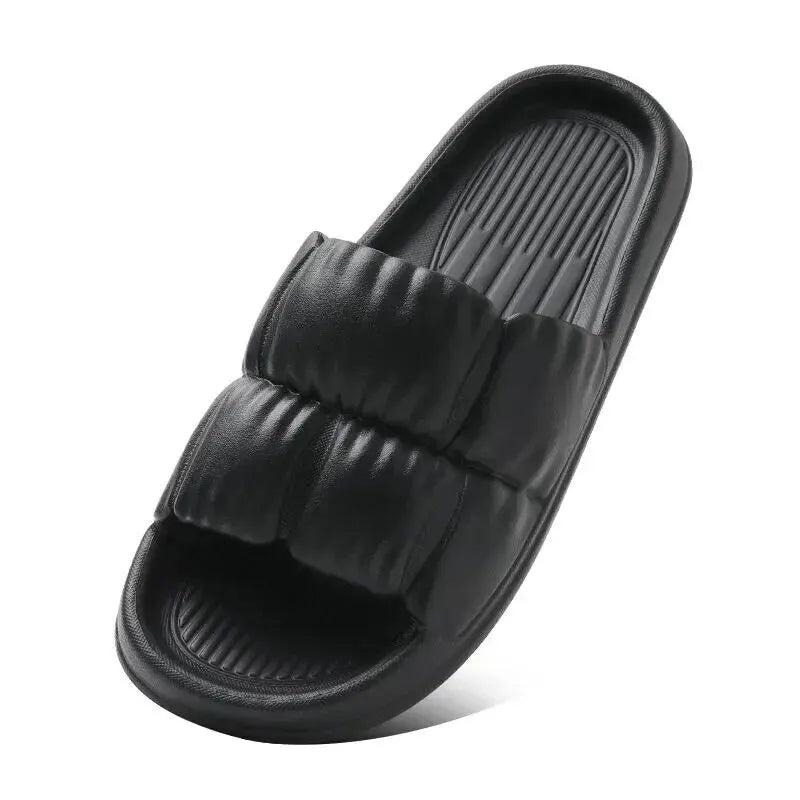 Women Soft Sole Cloud Slippers Thick Platform Indoor Outdoor Beach Sandals Summer E additional angle