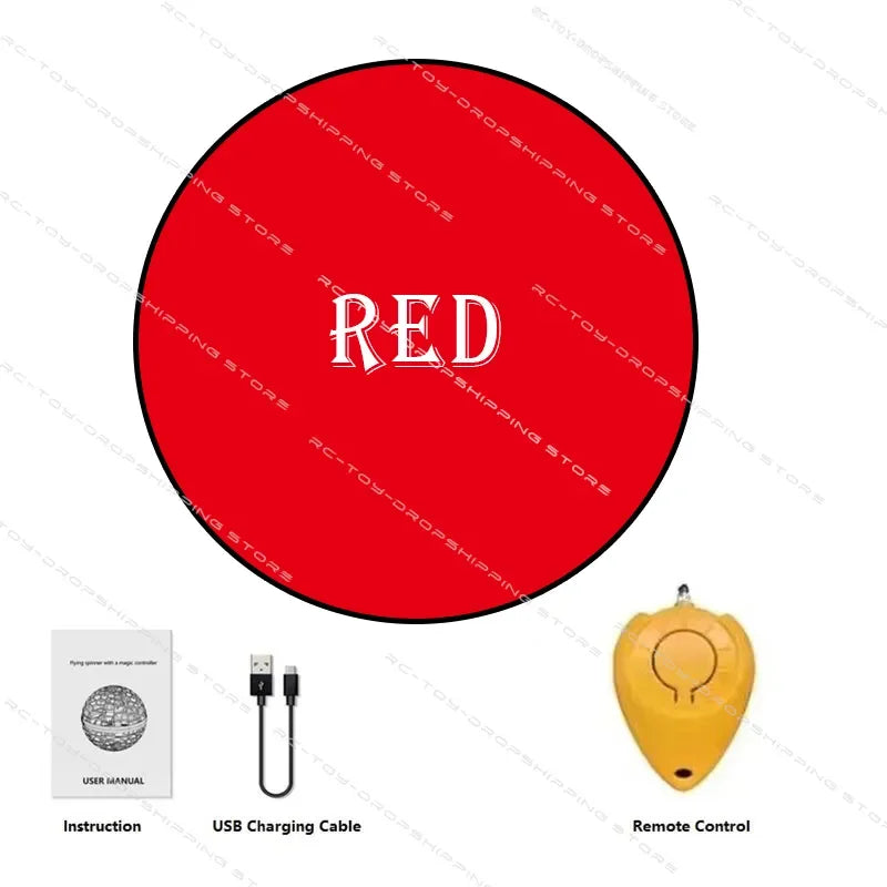 Magic Flying Ball Mini Toy Automatic Obstacle Avoidance UFO Boomerang Spinner Ball Toy close-up view