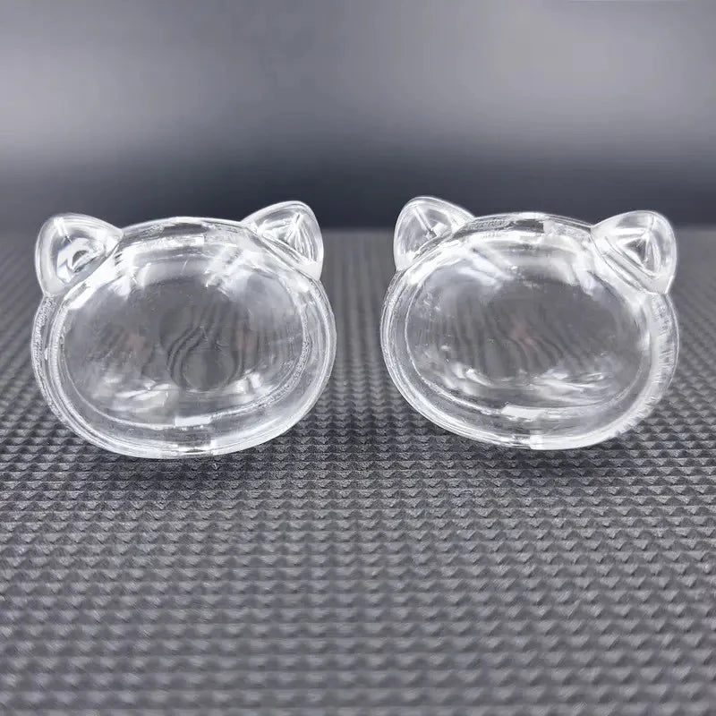 2Pcs Pet Hair Keepsake Box Transparent Dog Cat Fur Storage Box For DIY Memorial Dec additional angle
