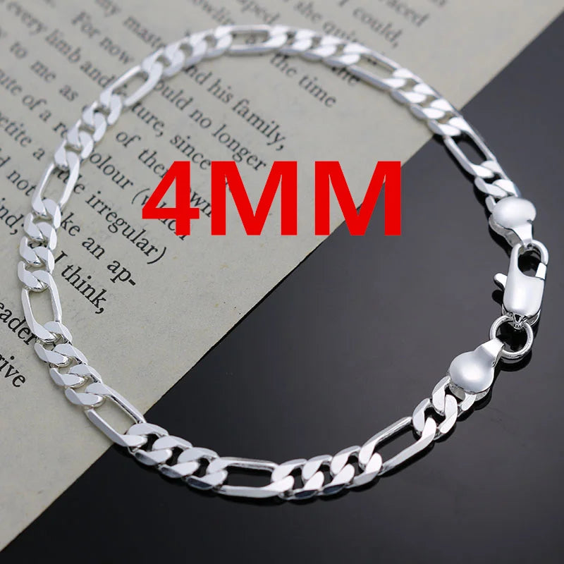 Men Women Bracelet Necklace Jewelry Set Lady Christma Gifts Charms Wedding alternate view
