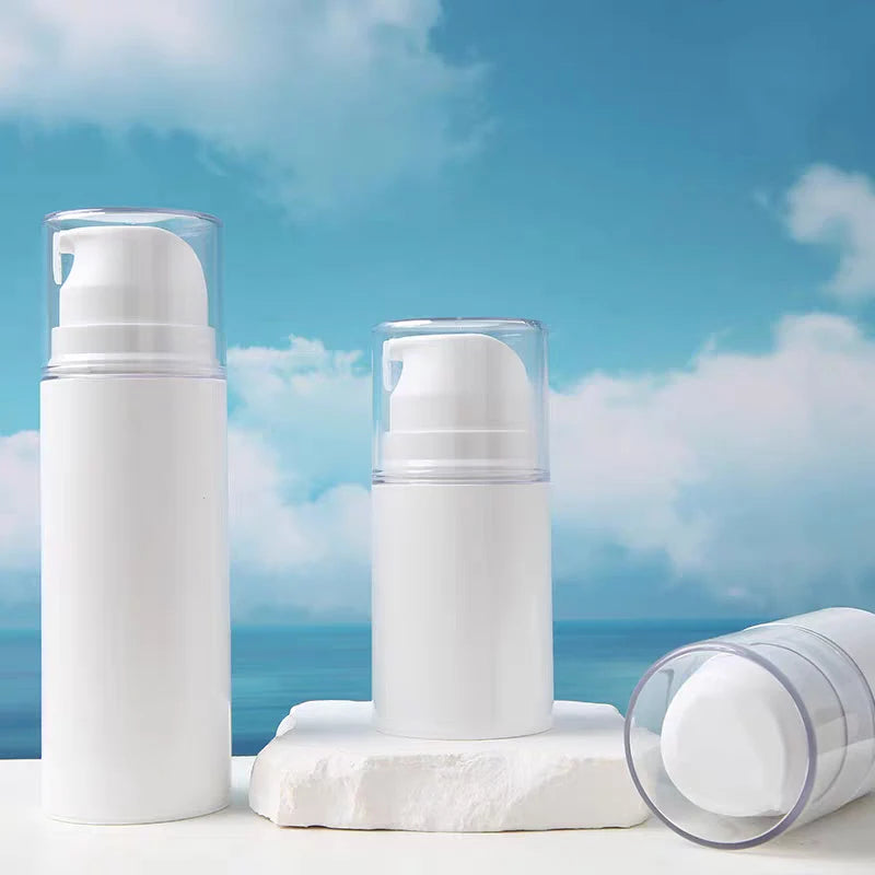1Pcs 30/50/100ml Portable Travel Empty Airless Pump Jar Cream Dispenser Refillable Le lifestyle view