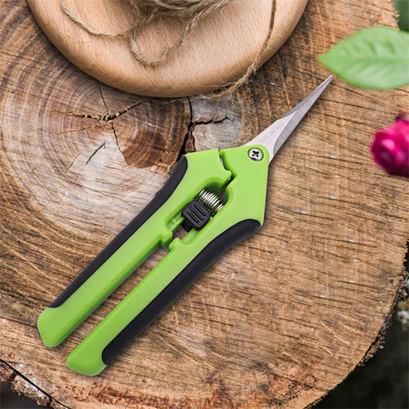 6.5 Inch Gardening Scissors Hand Pruner | Pruning Shears with Stainless Steel Blade additional angle