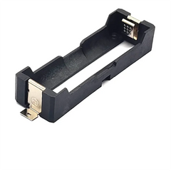 18650 Battery Holder Box | 1x 2x 4x 18650 SMT Battery Storage Case with Bronze Pins detail view