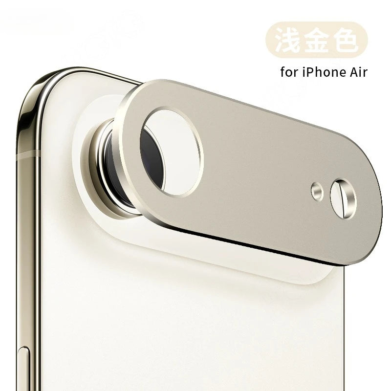 Aluminum Metal Rear Camera Lens Protectors for iPhone 17 Pro Max Air 17Pro 17Air 17ProMax Hollow Lens Cover Ring Film
