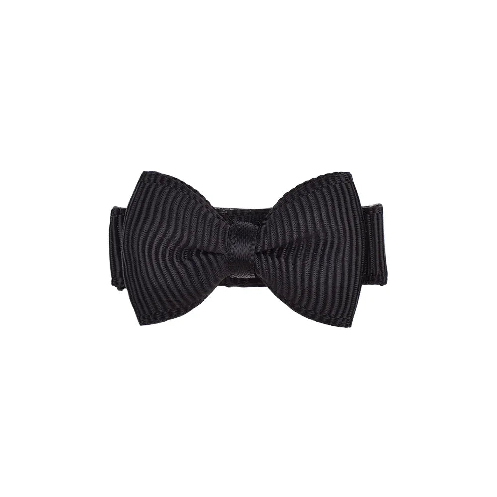 Inches Solid Colors Mini Hair Bows Clip detail view