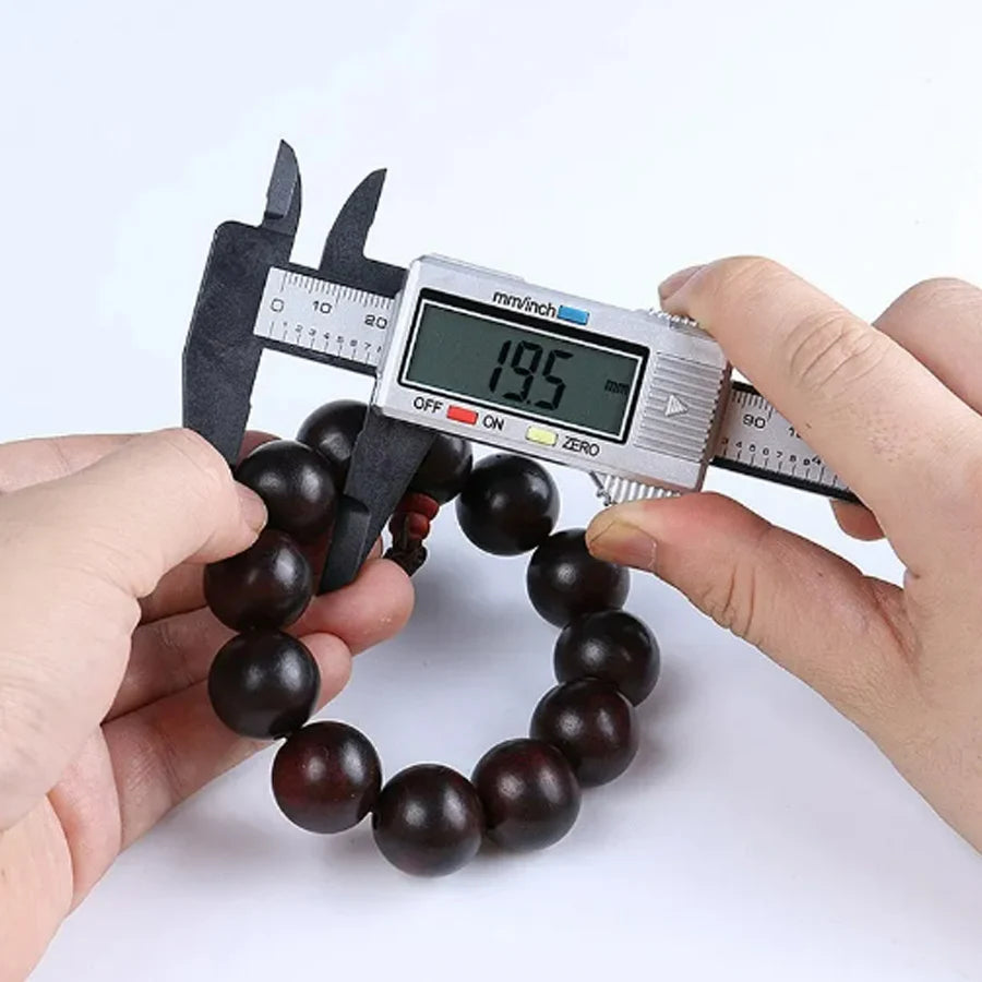 Digital Plastic Vernier Caliper | 150mm Electronic Measuring Tool additional angle
