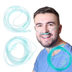 1.5m 3m 5m Nasal Cannula Oxygen Tube | Disposable Plastic Oxygen Tubing for Home and H close-up view