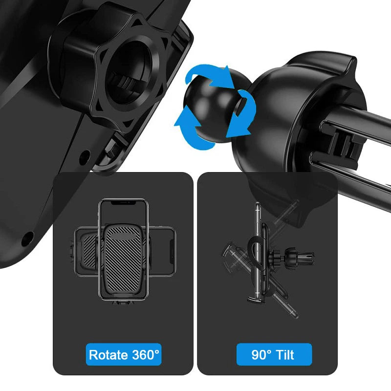 Air Vent Clip for Car Phone Holder with 17mm Joint Ball lifestyle view