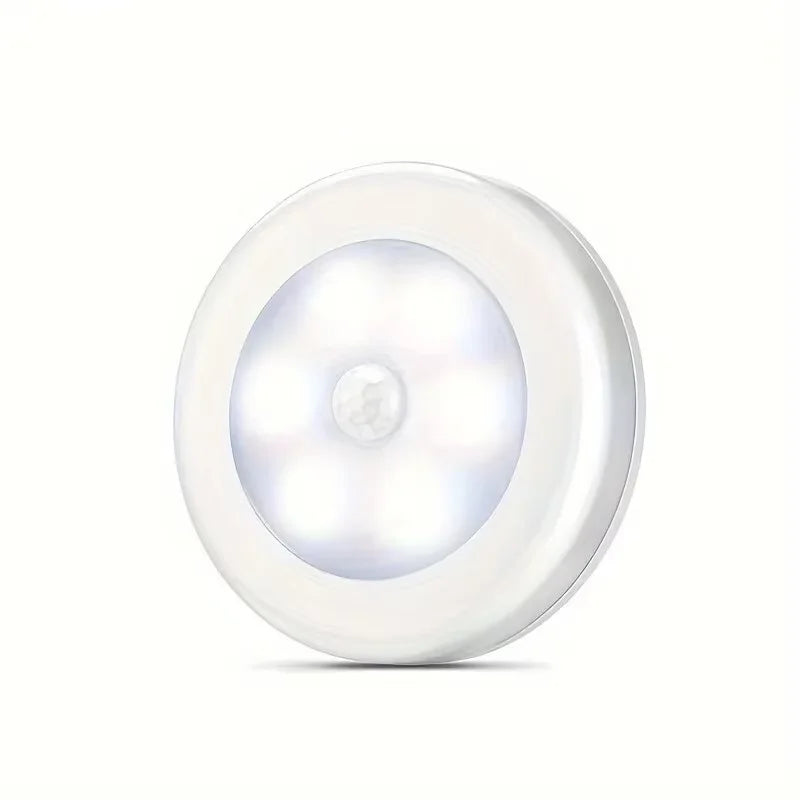 6LED Motion Sensor Night Light | Wireless Battery Operated Puck Lamp for Closet, Stai lifestyle view