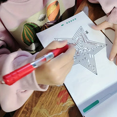 Educational toys for children, maze game books, concentration training exercises, Christ detail view