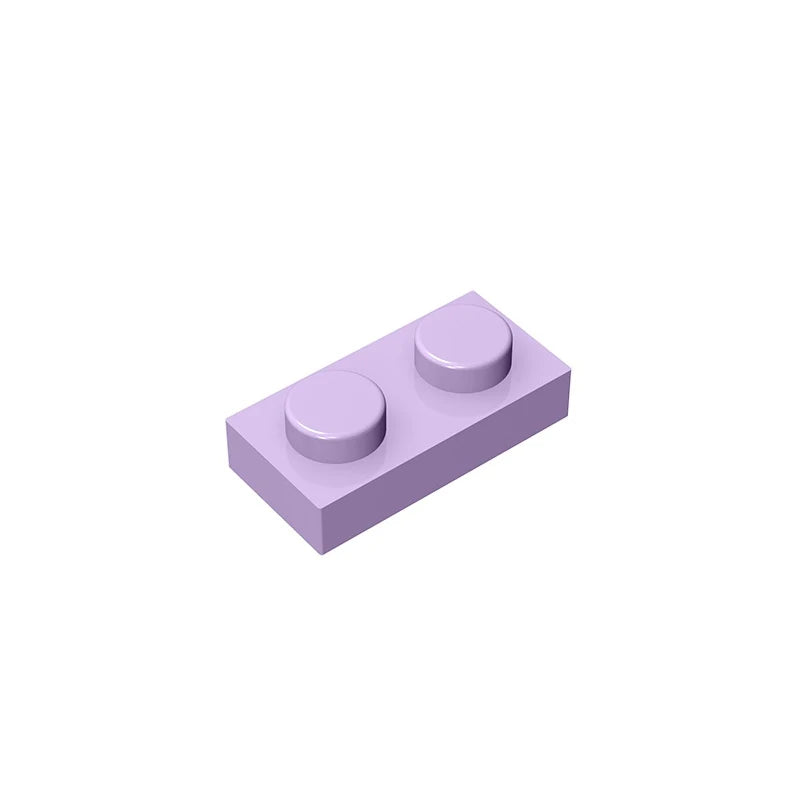Gobricks Platte 1 x 2 Bausteine, 6225 Teile | Kompatibel mit Lego 3023