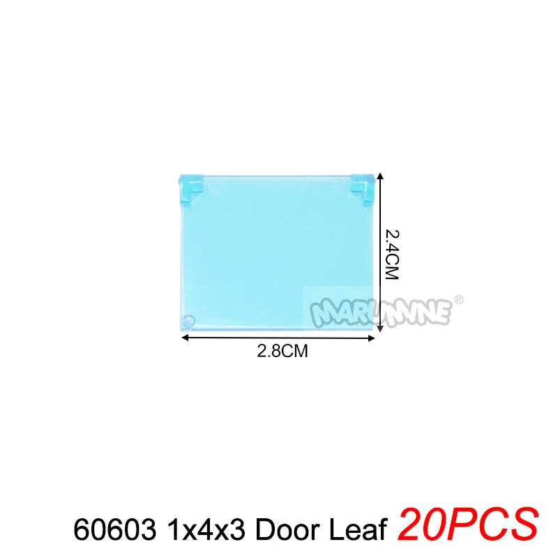 Marumine Window and Door Building Blocks | Compatible City House Parts Set lifestyle view
