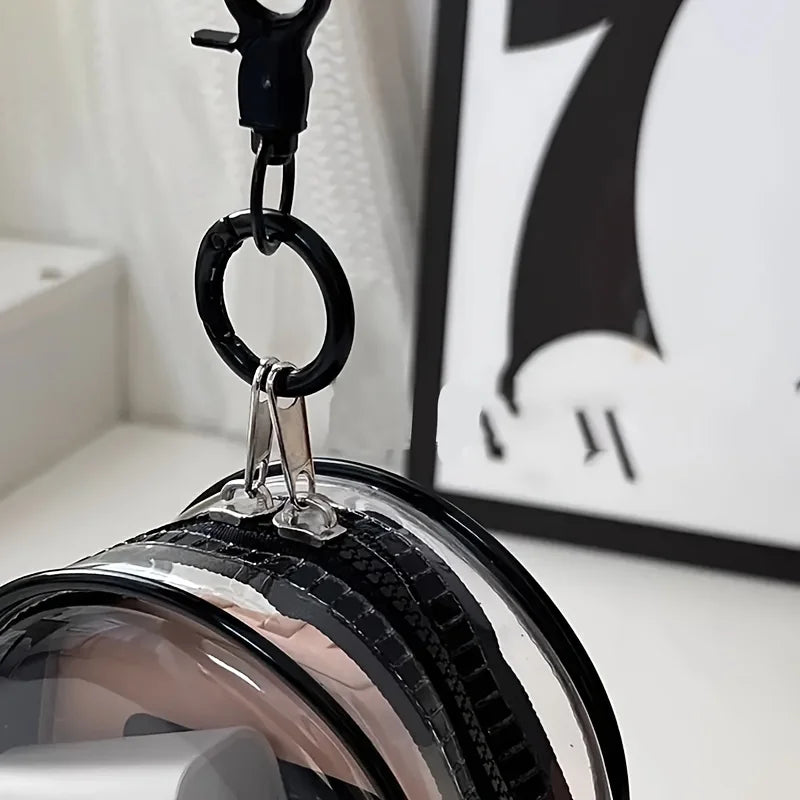 Portable Storage Bag for Mini Clear Zipper lifestyle view