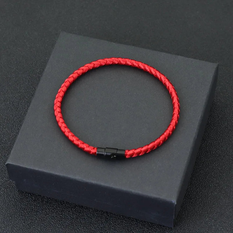 Bracelet Men Femme Lucky Red Thread Braclet Attract Mirco Magentic Couple Braslet Wealth Prosperity