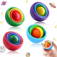 Fidget Spinner Gyro Ball | Infinite Flip Decompression Sensory Toy for ADHD and Autism