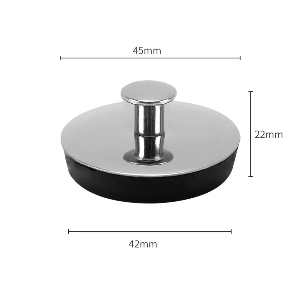 Universal Stainless Steel Sink Plug Drain Stopper | Fits 33-35mm, 43-44mm, 54-55mm additional angle