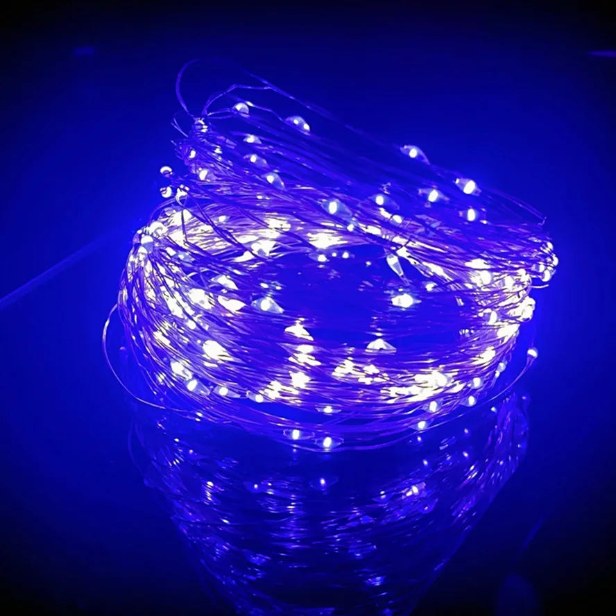 5M LED String Lights Waterproof Led Copper Wire Fairy Lights Battery Operated DIY Wed alternate view