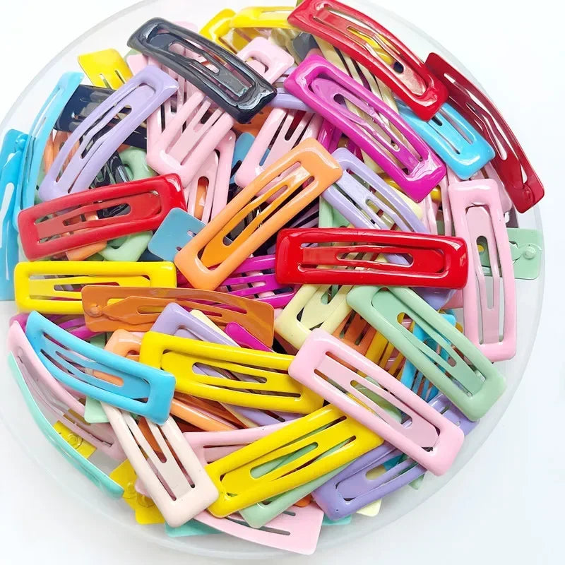 10pcs Colorful Star BB Hair Clips Girls Y2K Cute Star Barrettes Women Simple Metal additional angle