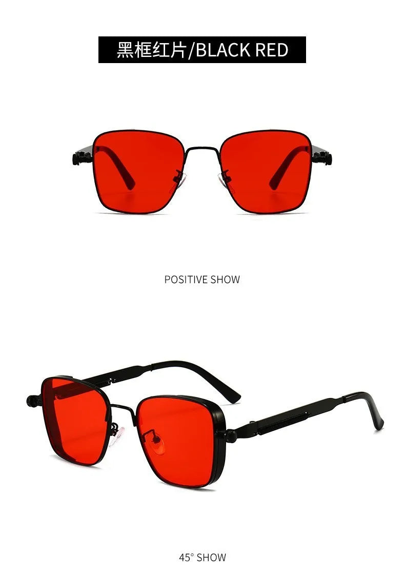 2025 Polarized Sunglasses | Men’s High-End Alloy Frame Fashion Eyewear with UV Protec lifestyle view