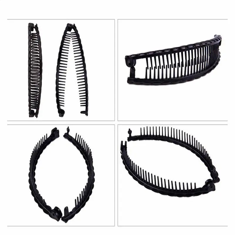 Acrylic Banana Hair Clip Fishtail Ponytail Clip for Women additional angle