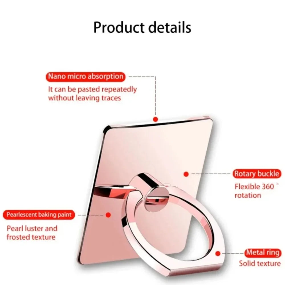360° Degree Rotating Lazy Bracket Finger Ring Phone Holder Socket Round Smartphone Cell detail view