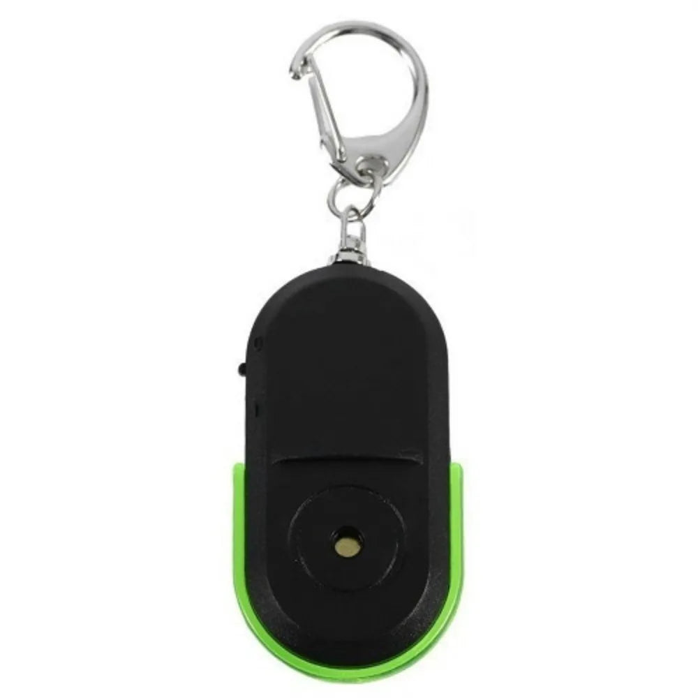 Smart Wireless Anti-Lost Key Finder | Whistle Activated Alarm with LED Light close-up view