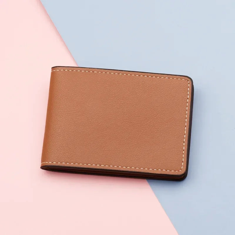 Ultra Thin Card Holder | Auto Driver License PU Wallet for Car Documents close-up view