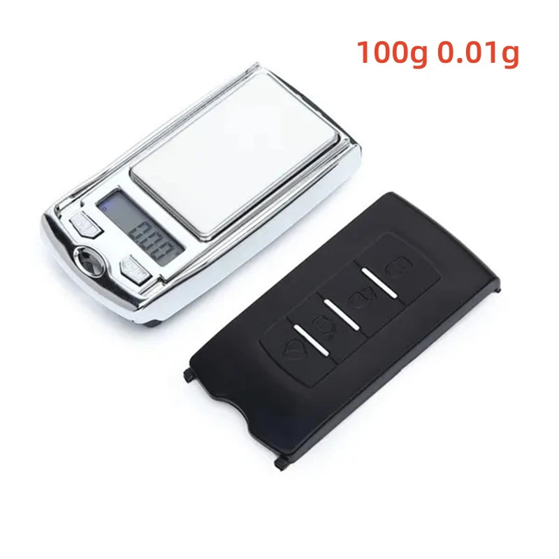 Mini Pocket Digital Scale 100g/200g | Portable Precision Weighing with LCD Backlit Di alternate view