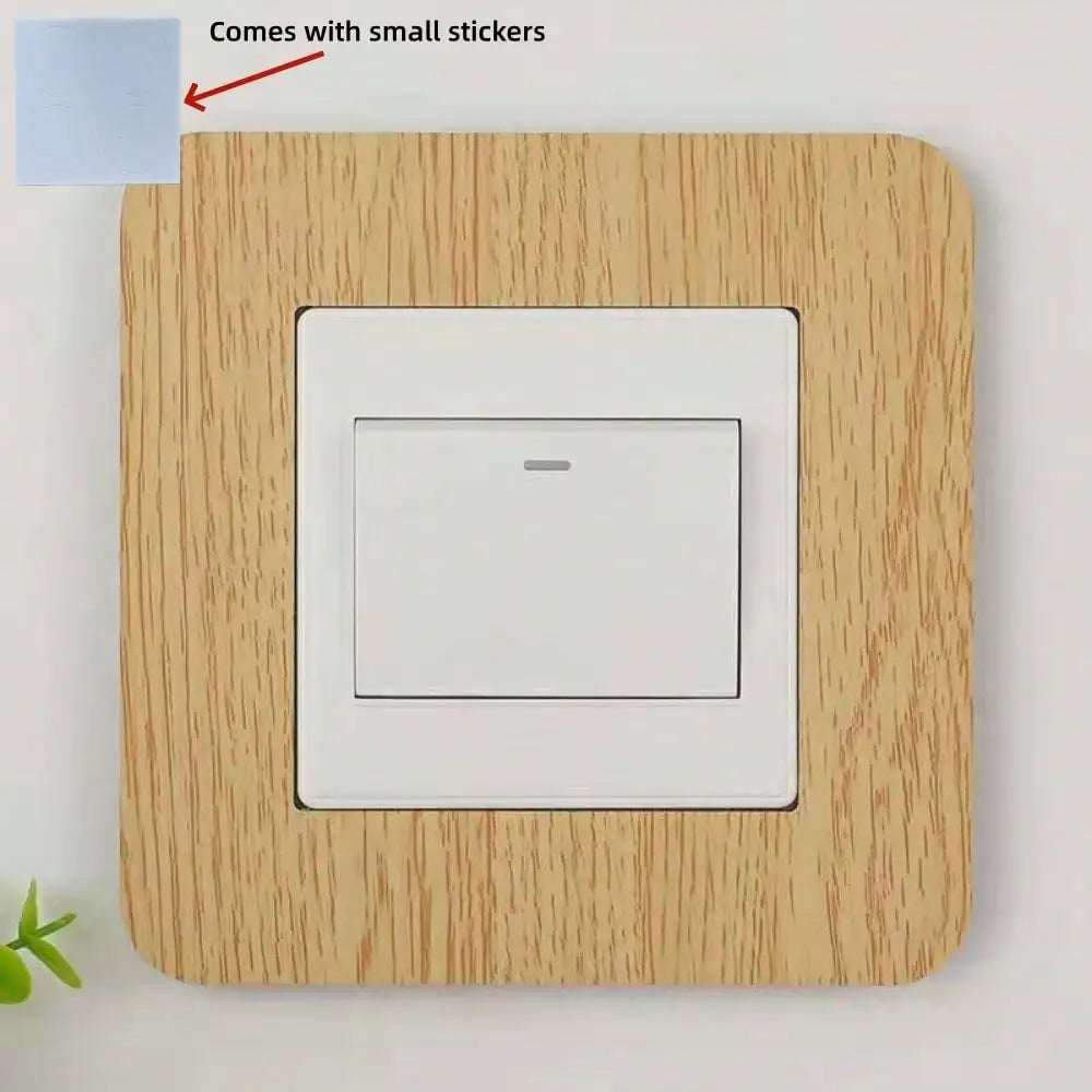 Square Switch Wall Sticker | Pre-stuck Decorative Switch Cover, 14.6x14.6cm detail view
