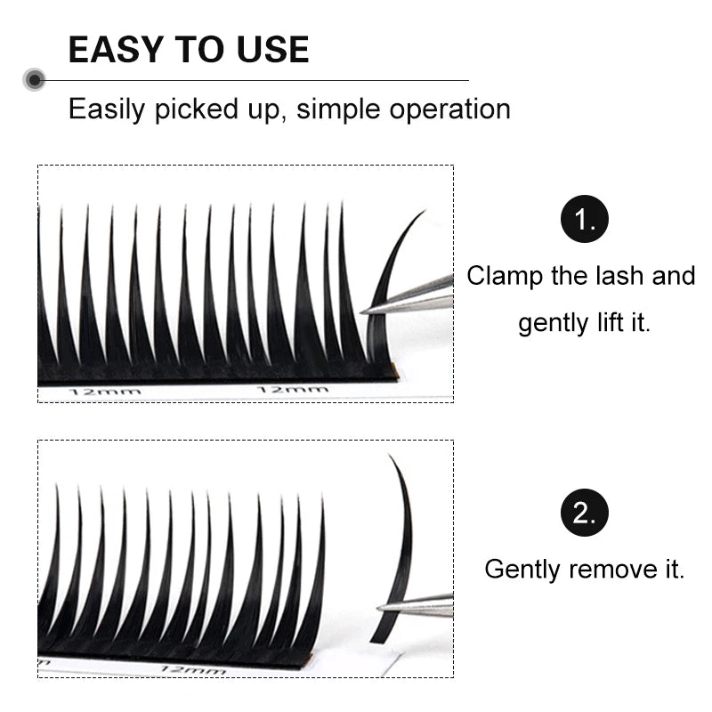 Winky Beauty 07 C/D Wet Eyelash Extension | Manga Wispy Spikes Lashes for Cosplay lifestyle view
