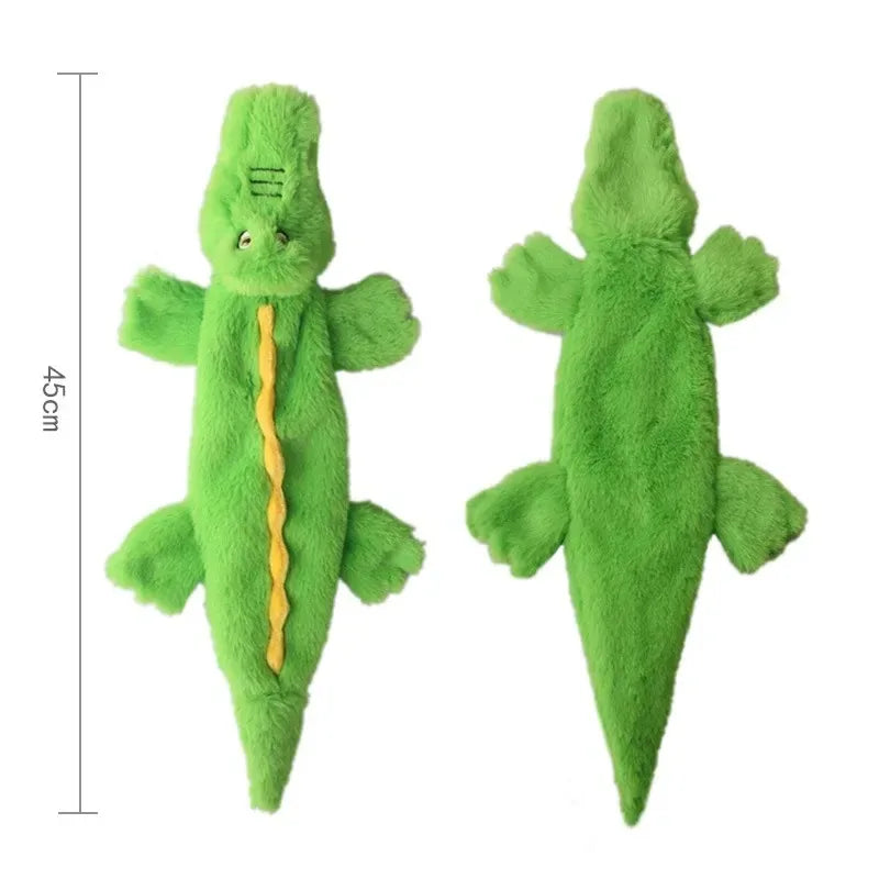 Soft Fleece Squeaky Dog Toy | Gentle Plush Toy for Small and Medium Dogs lifestyle view