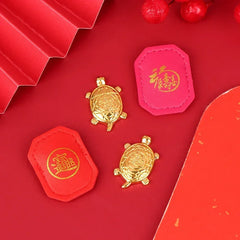 Cute Asakusa Turtle Small Golden Tortoise Guarding Praying Lucky Wealth Put It in Your O detail view