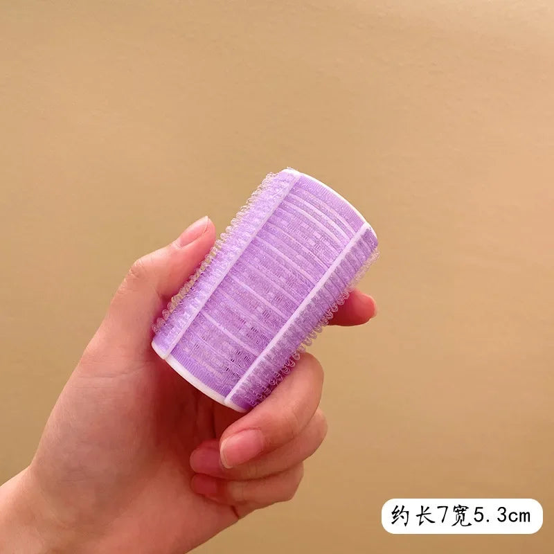 Self-Adhesive Hair Rollers for Curls | Heatless Lazy Hair Curling Tool lifestyle view